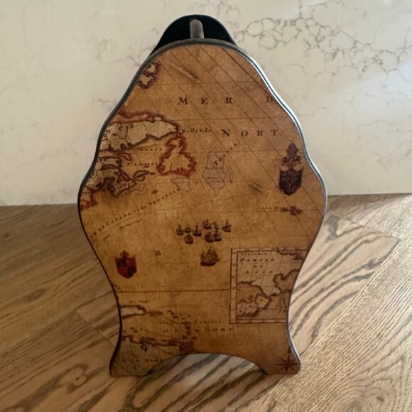 Arister Gifts Inc. Old World Map Magazine Basket - Picture 2 of 8